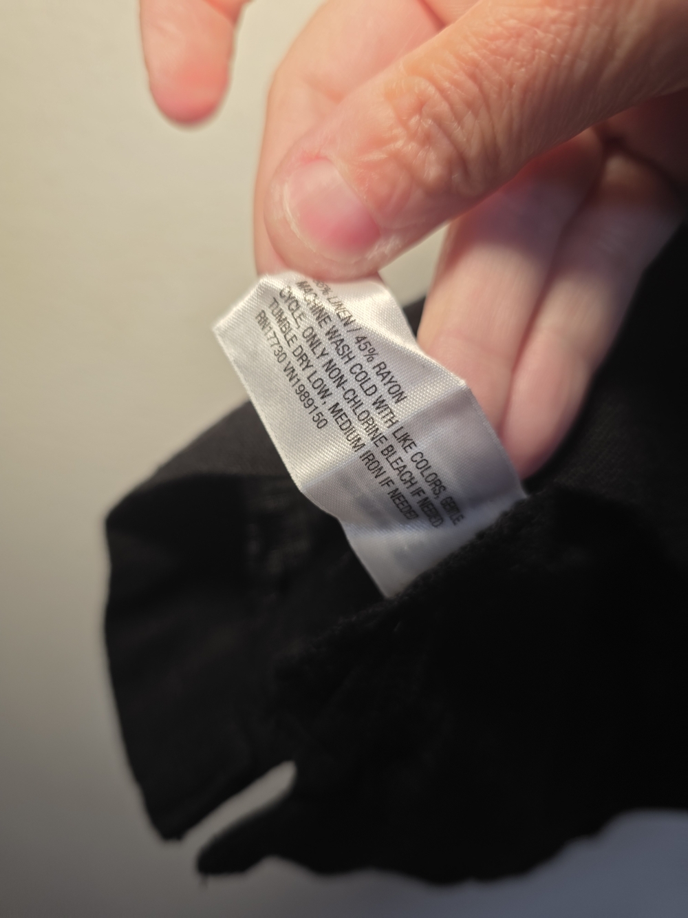 A new day Black Square Neck Tank with Wide Straps Small - Picture 4 of 4